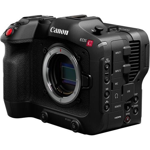 Canon EOS C70 Cinema Camera (RF Lens Mount) & Canon Mount Adapter EF-EOS R 0.71x