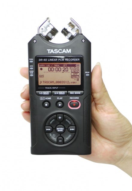 Tascam DR-40 handly Recorder preview