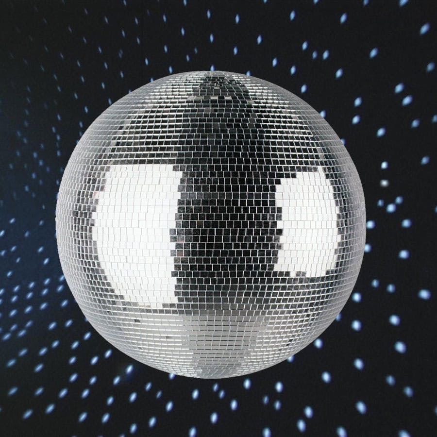 Ασημένια disco Ball 40cm